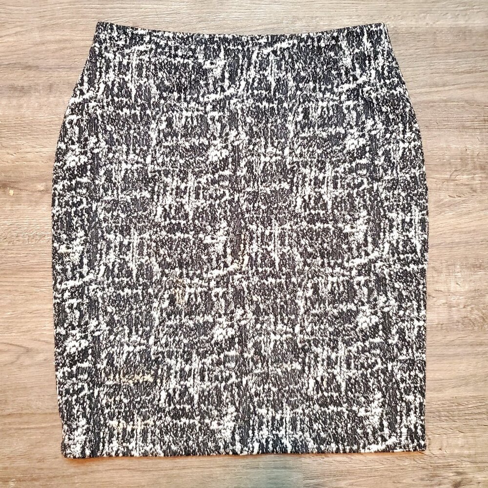 Liz Claiborne Black & White Pencil Skirt XL